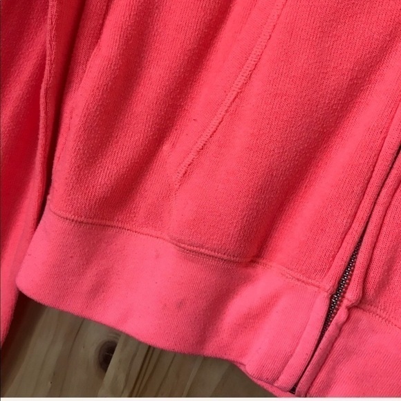 𝅺Victoria’s Secret neon LOVE PINK zip front hoodie size small - Picture 7 of 10